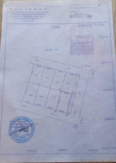 1 lot 1/4 avec tampon otr tout proche du marché