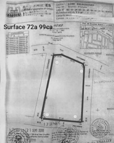 10 lots collés avec titre foncier