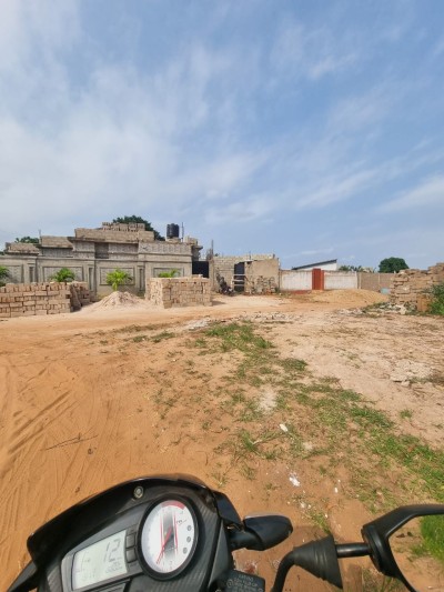 1 lot avec titre foncier en cours à 150m du goudron