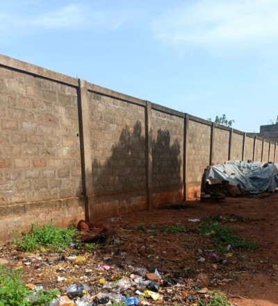 6 lots cloturés avec titre foncier à 350m du goudron