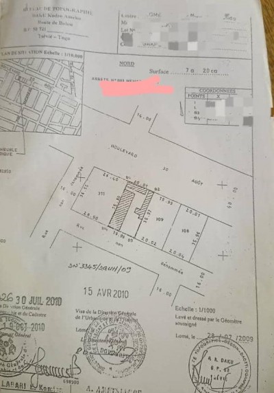 1 lot 1/4 avec 3 tampons au bord du goudron avémaria