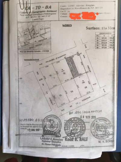 2 lots avec titre foncier au grand marché assigamé