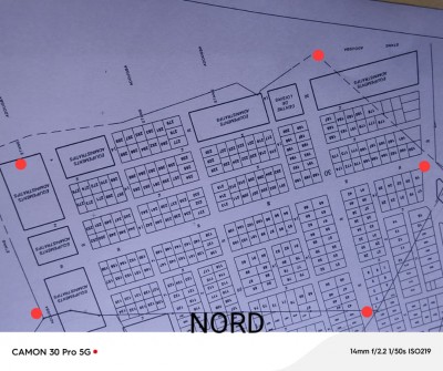370 lots ( soit 36 hectares ) lotis + plan otr à 2.5km du goudron