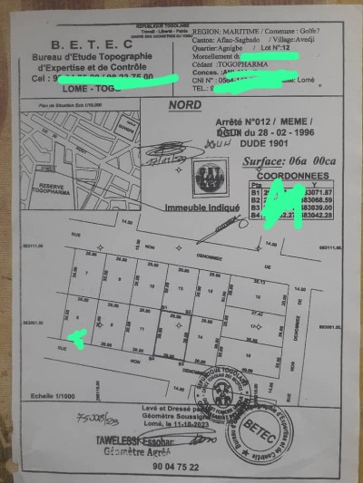 démi lot avec titre foncier global