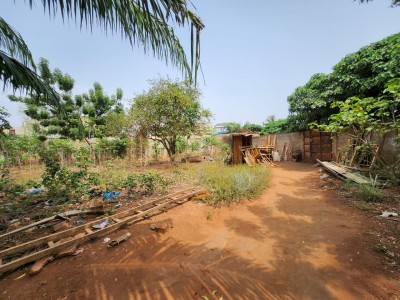 2 lots collés cloturés avec titre foncier à 150m du goudron