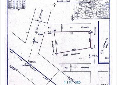 4 lots collés avec titre foncier à 500m du goudron