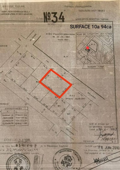 2 lot cloturés avec titre foncier