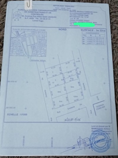 démi lot avec 3 tampons à 150m des pavés
