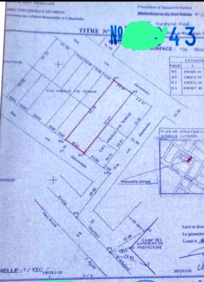 2 lots 1/4 cloturés avec titre foncier