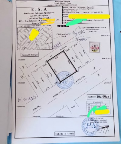 3 lots et démi collés cloturés avec tampon otr