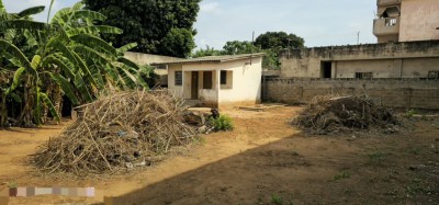 1 lot cloturé avec titre foncier contenant une chambre salon